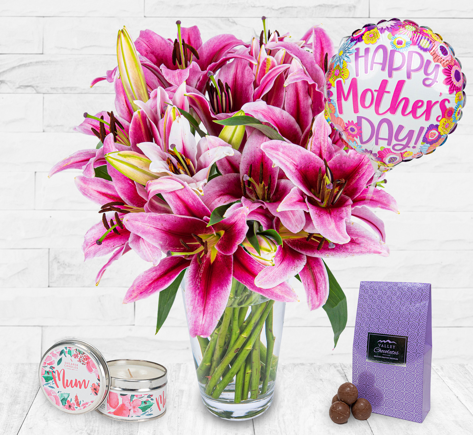 Luxury Pink Lilies Bundles